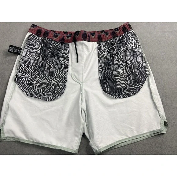 Stance Shorts Mens XL Green Complex Hybrid Beach Wicking Stretch Outdoor Swim - Picture 5 of 15